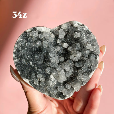 Druzy Amethyst Heart from Brazil