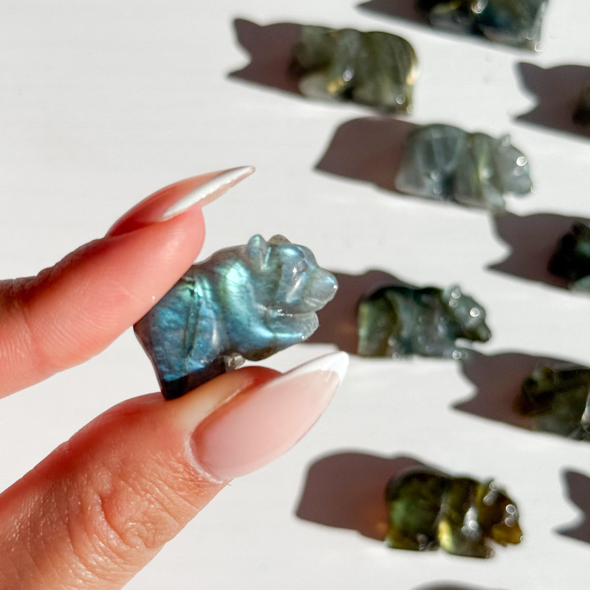 Labradorite Mini Bear