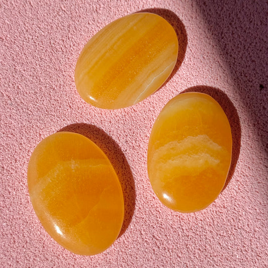 Orange Calcite Palmstone