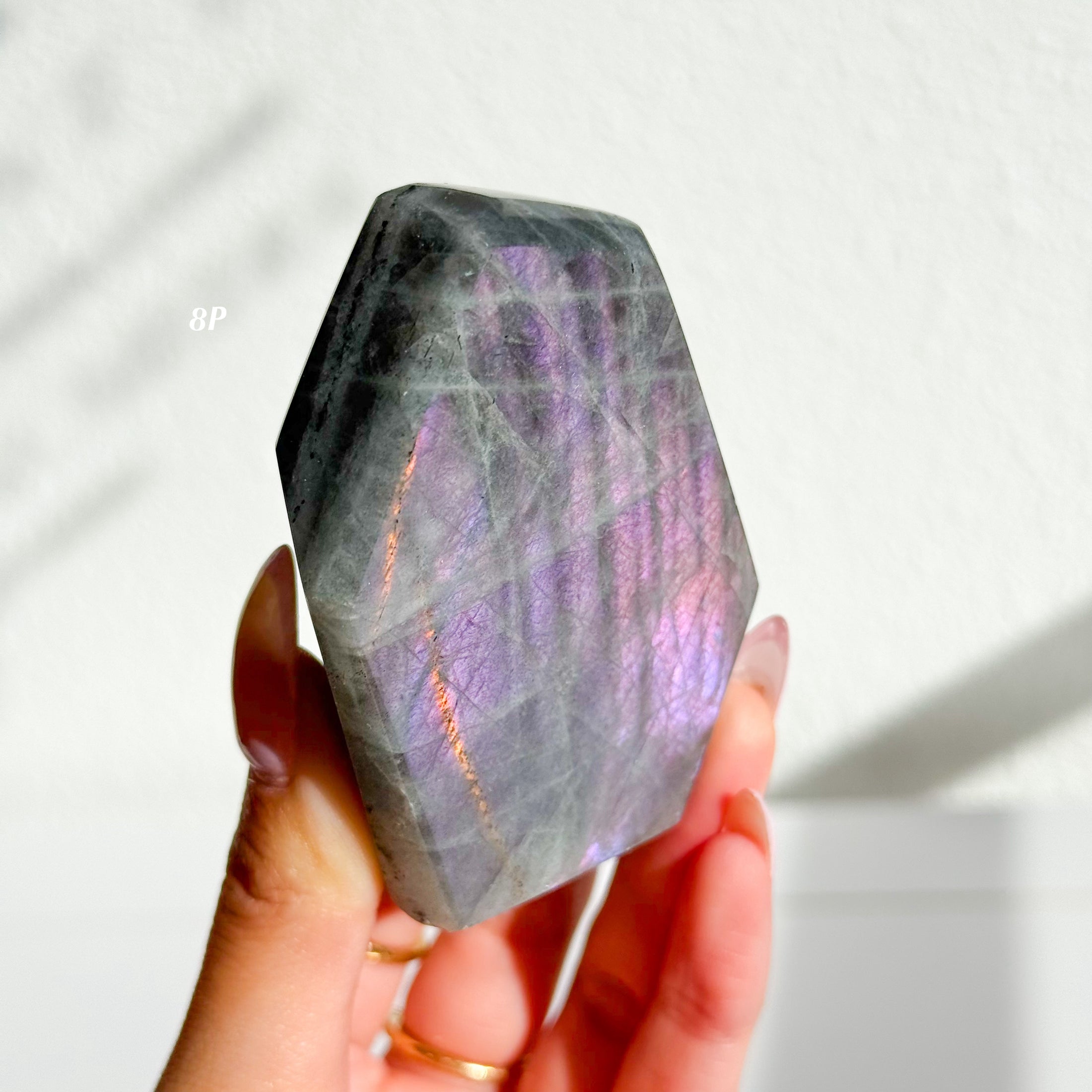 Labradorite Freeform - Purple Flash