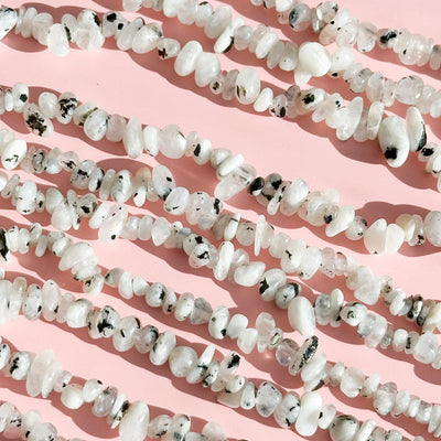 Moonstone Chipped Beads Strand