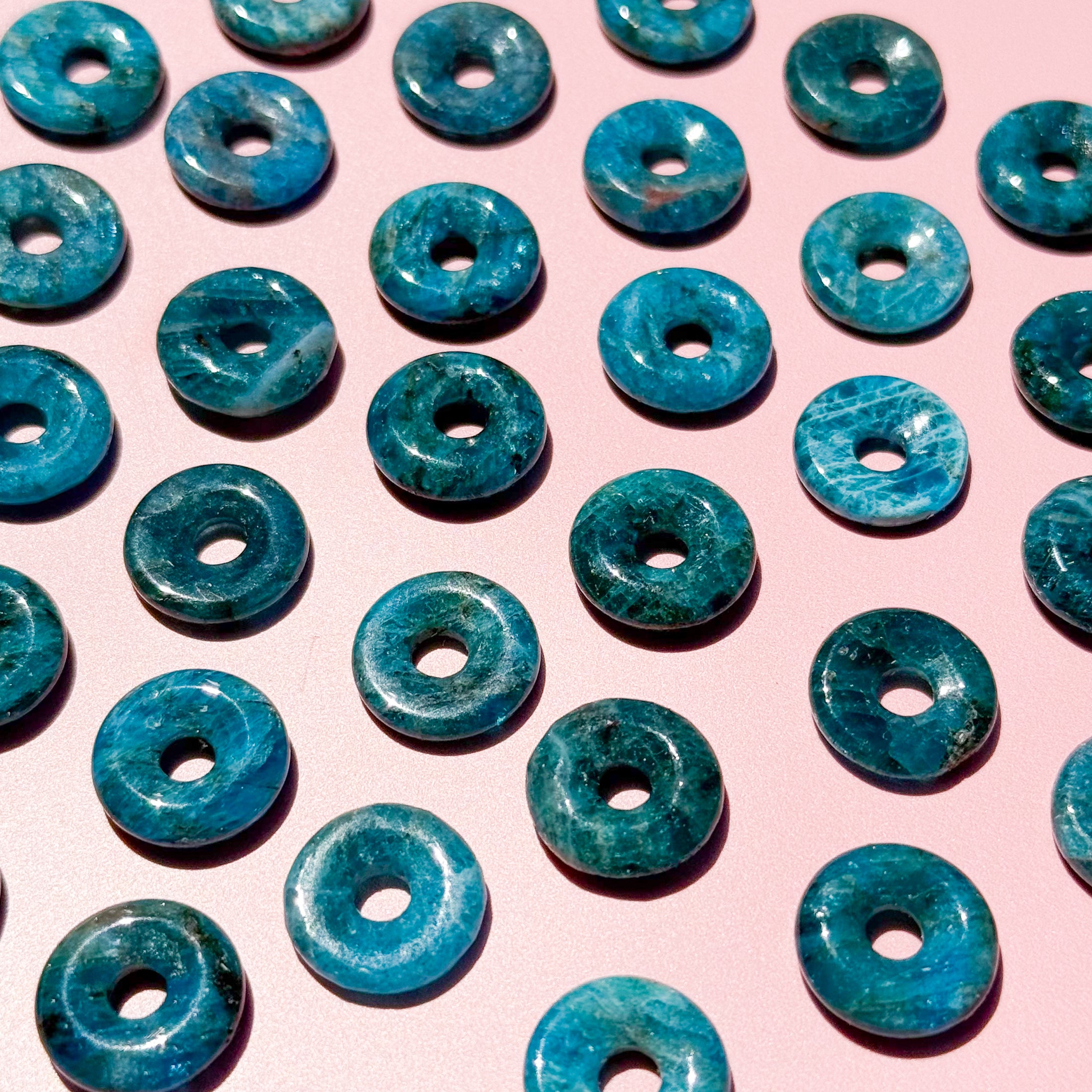 Blue Apatite Mini Donut