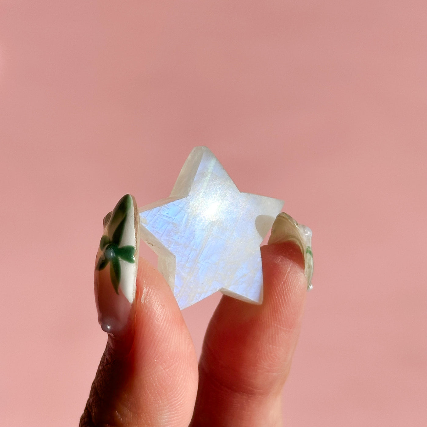 Rainbow Moonstone Mini Star