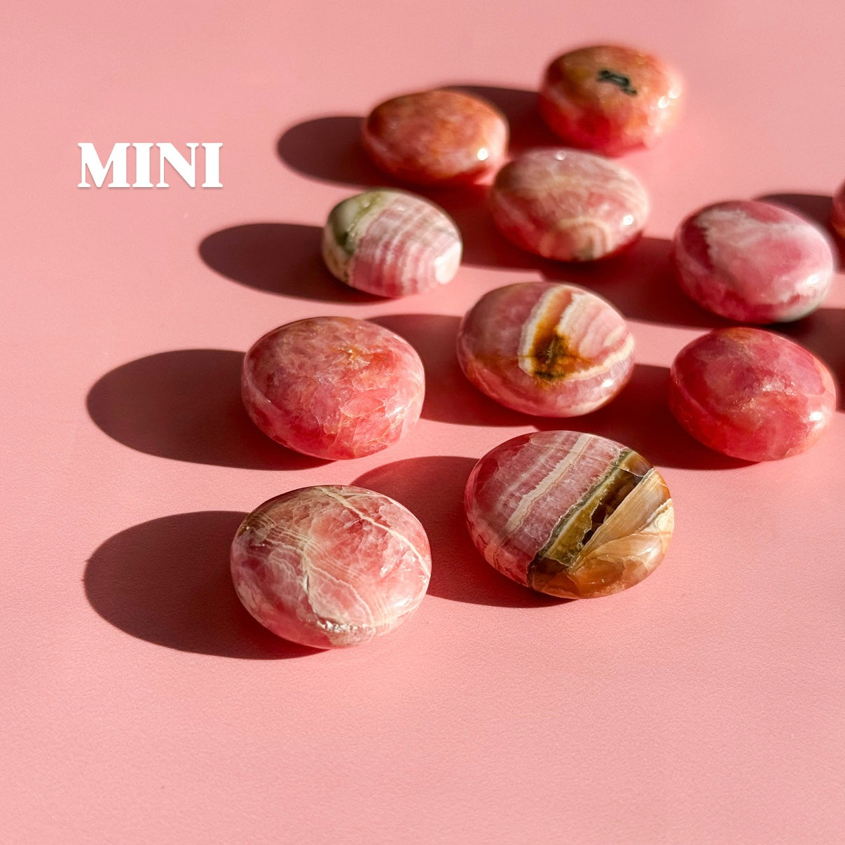 Rhodochrosite Flat Tumble