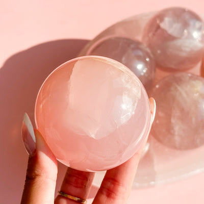 Rose Quartz Sphere