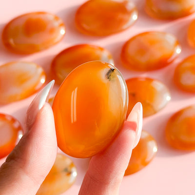 Carnelian Flat Stone