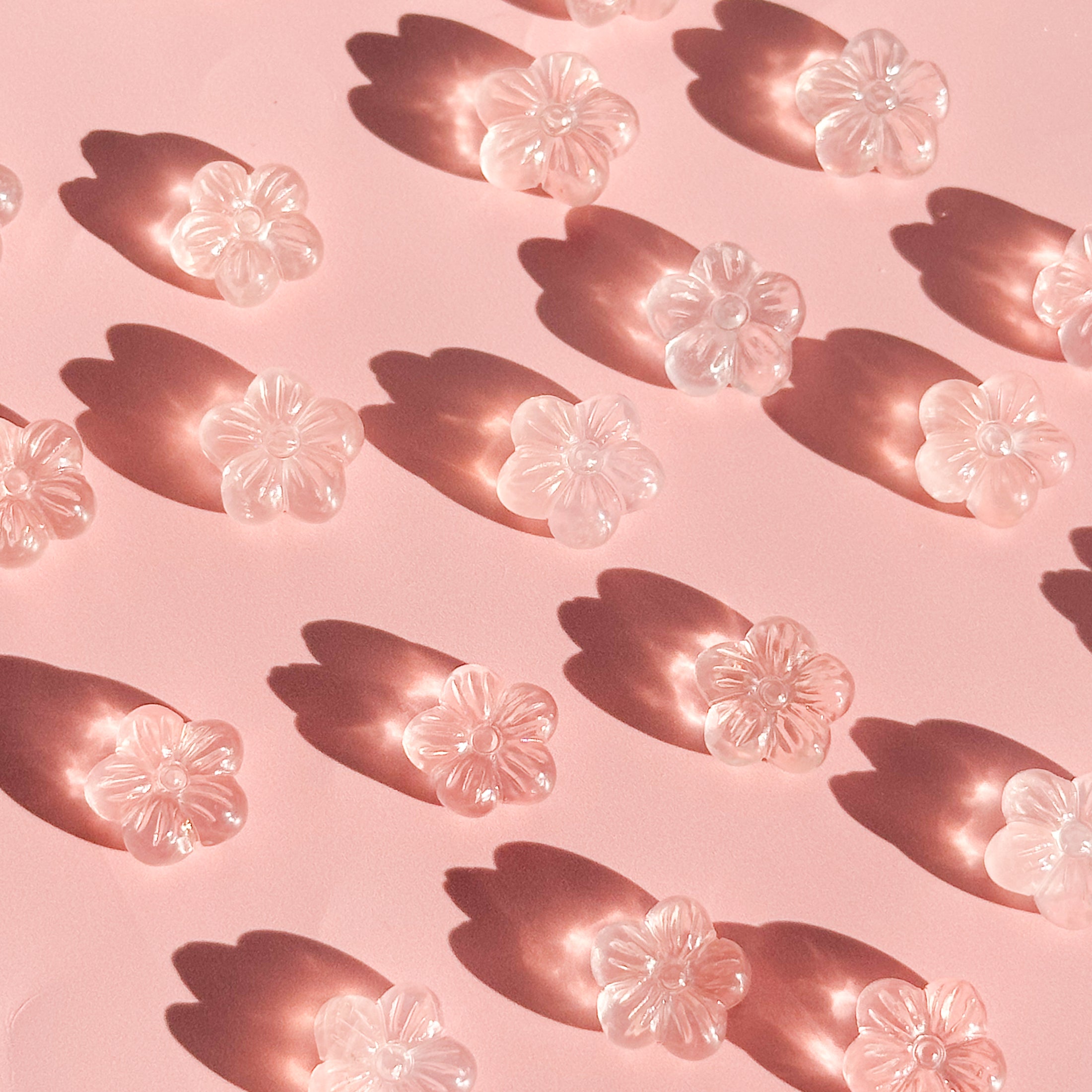Rose Quartz Mini Flower