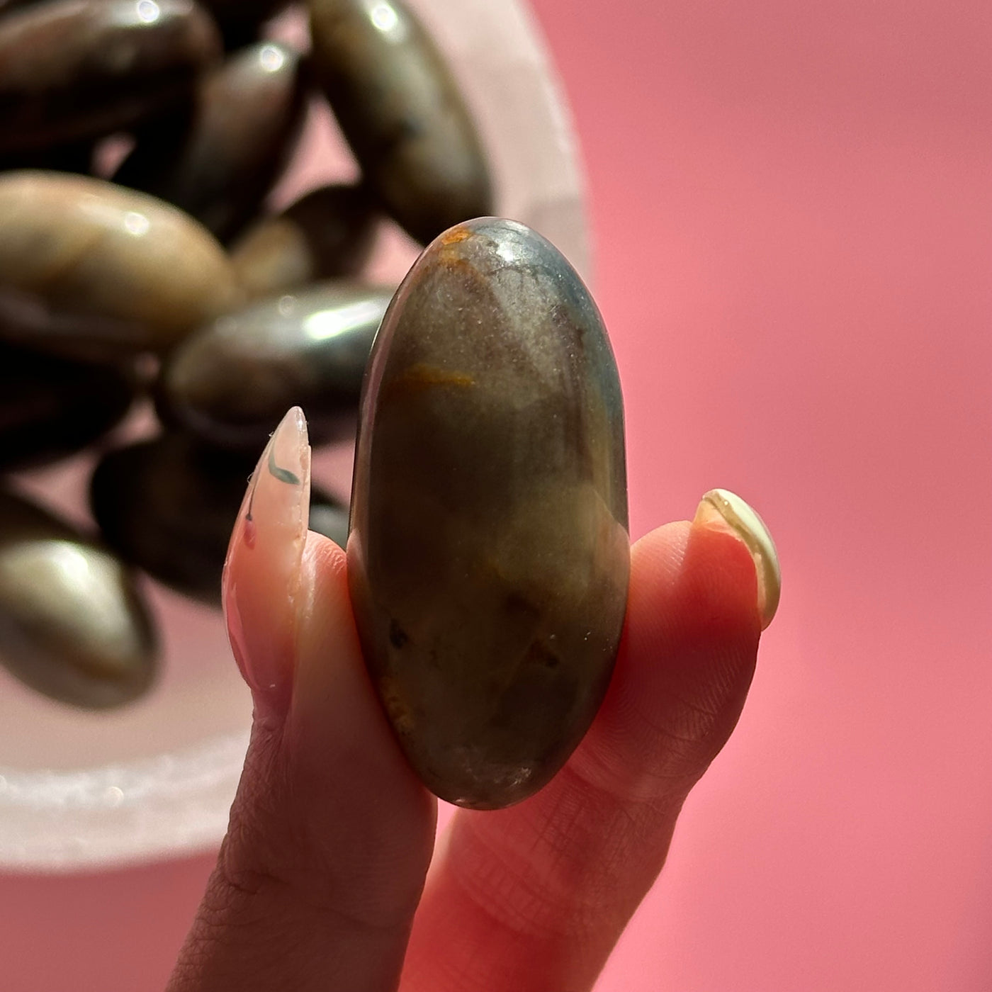 Golden Sapphire Lingam