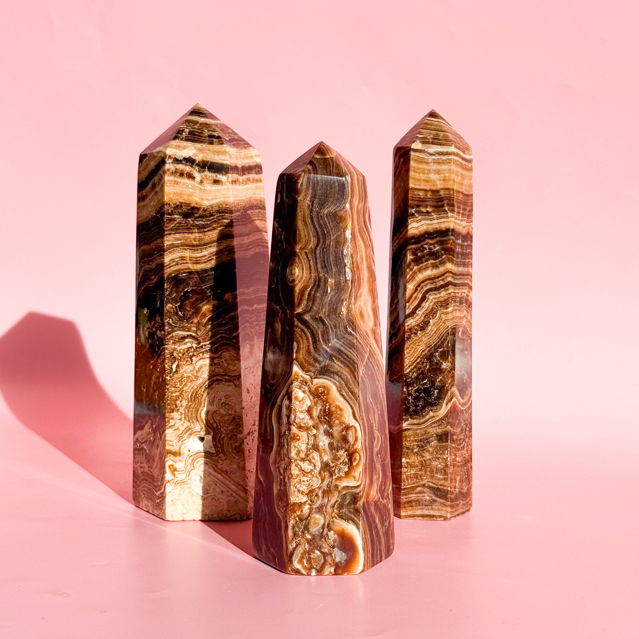 Chocolate Calcite Tower