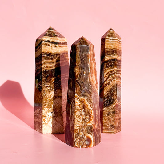 Chocolate Calcite Tower