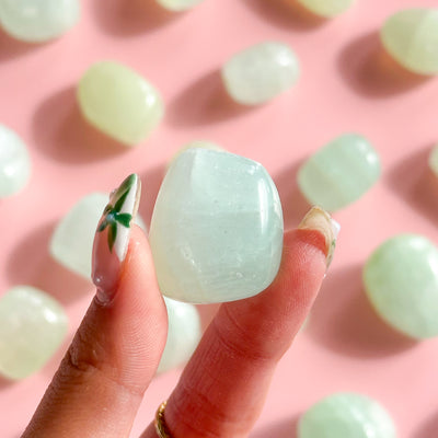 Pistachio Calcite Tumble