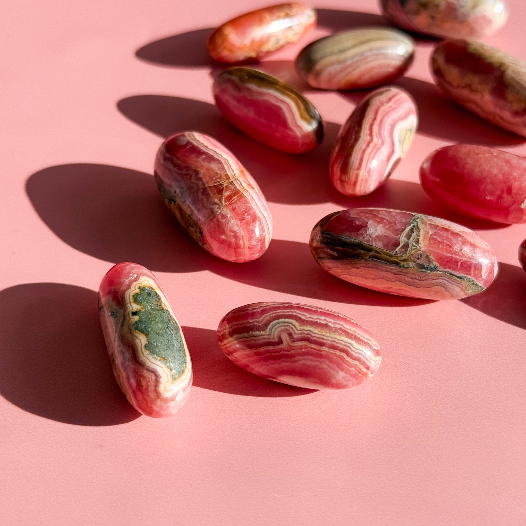 Rhodochrosite Lingam