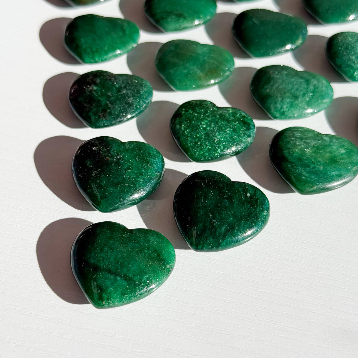 Green Fuchsite Small Heart