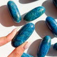 Load image into Gallery viewer, Blue Apatite Lingam
