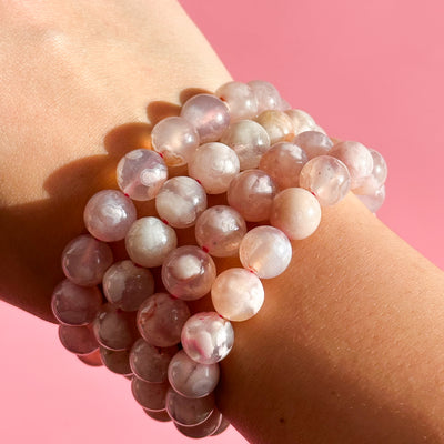 Flower Agate Bracelet