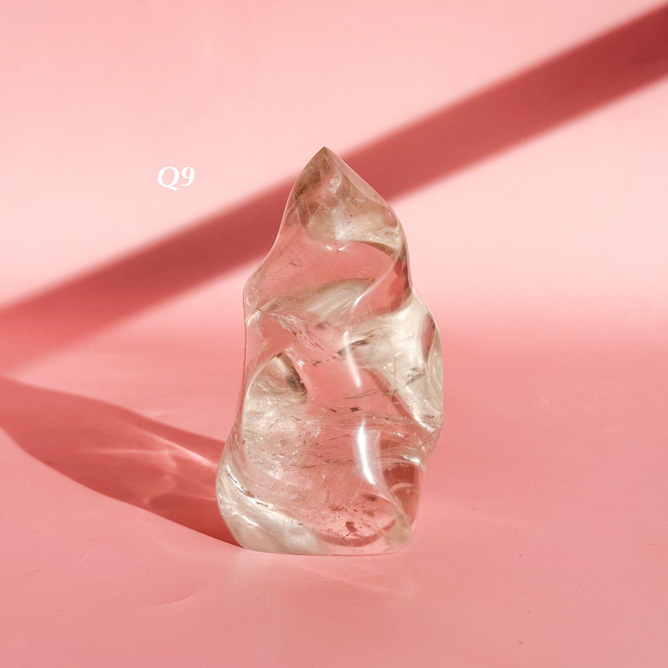 Medium Clear Quartz Flame