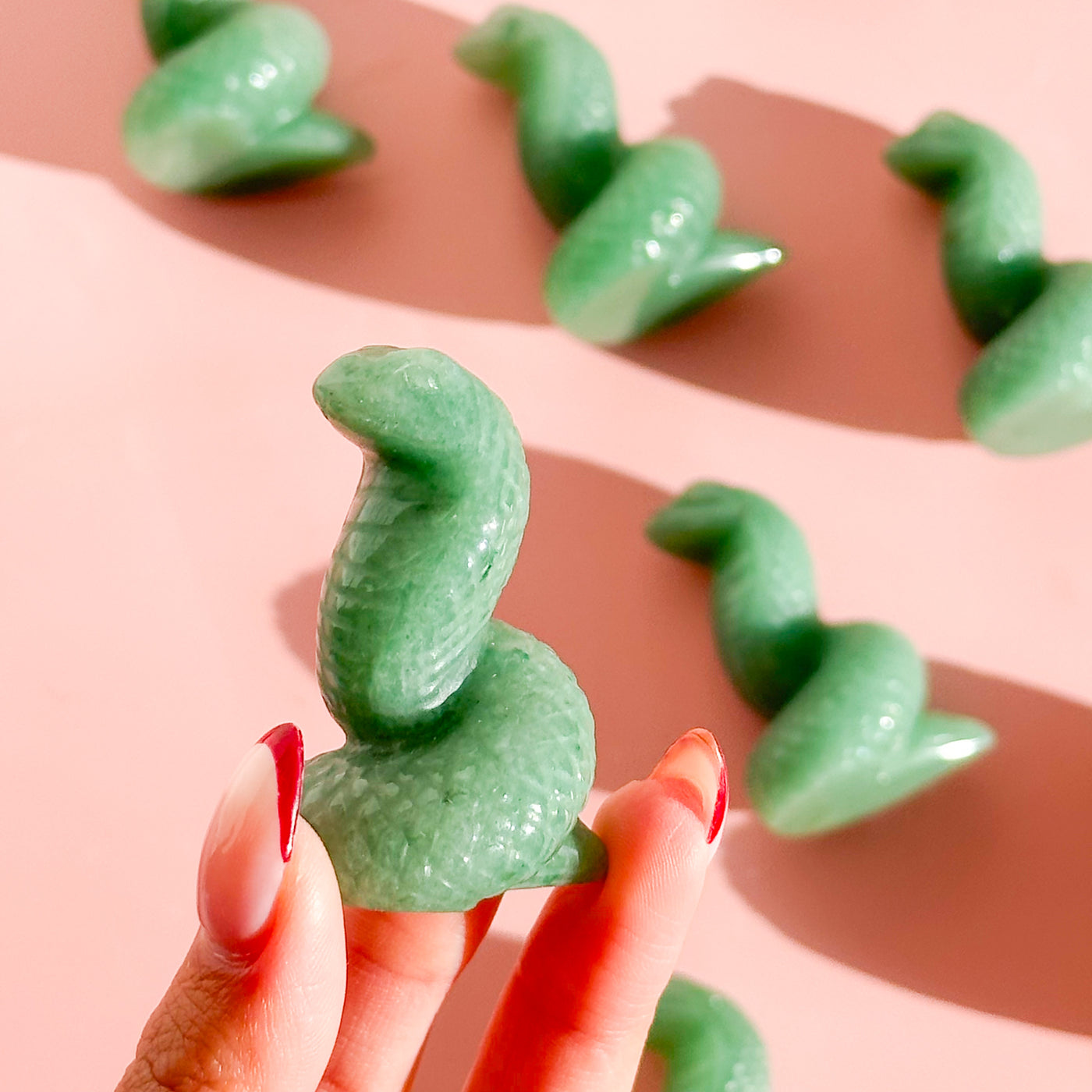 Green Aventurine Snake