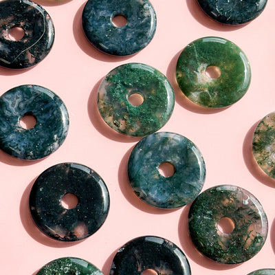 Moss Agate Donut