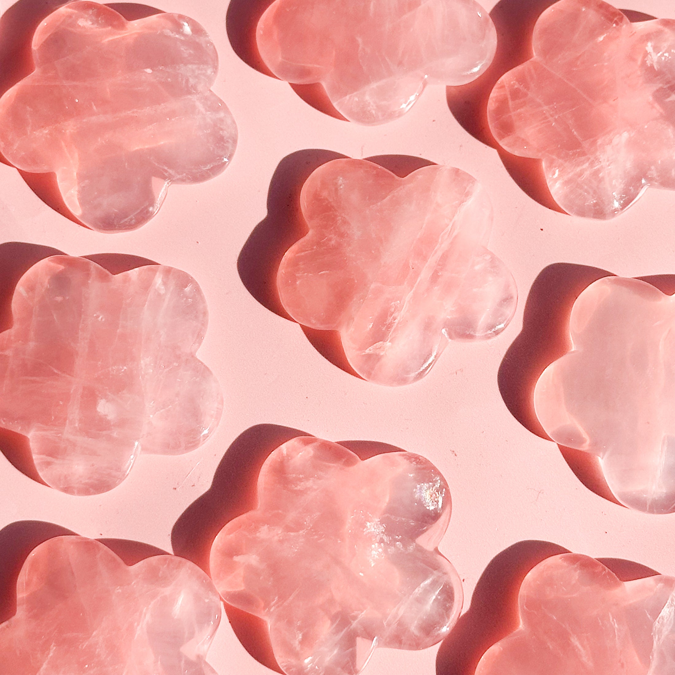 Rose Quartz Petal Stone