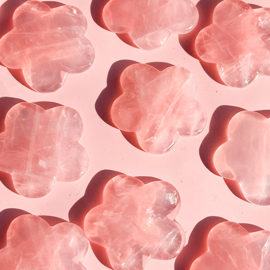 Rose Quartz Petal Stone