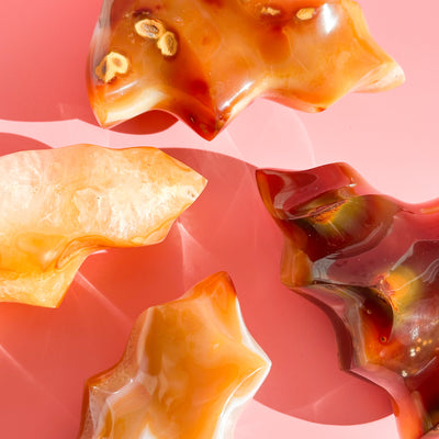 Carnelian Agate Flame