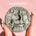 Load image into Gallery viewer, Silver Sheen Obsidian Zodiac Symbol
