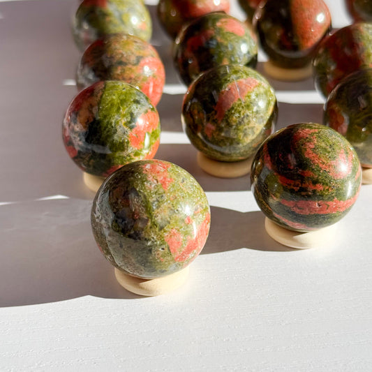 Unakite Sphere