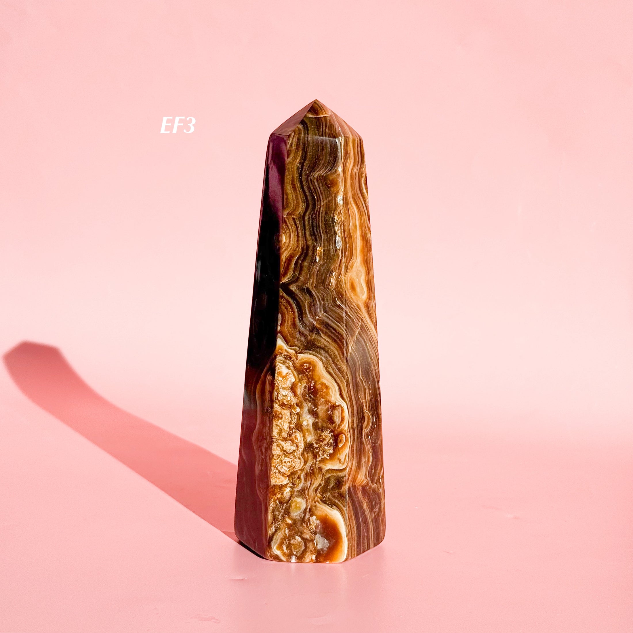 Chocolate Calcite Tower