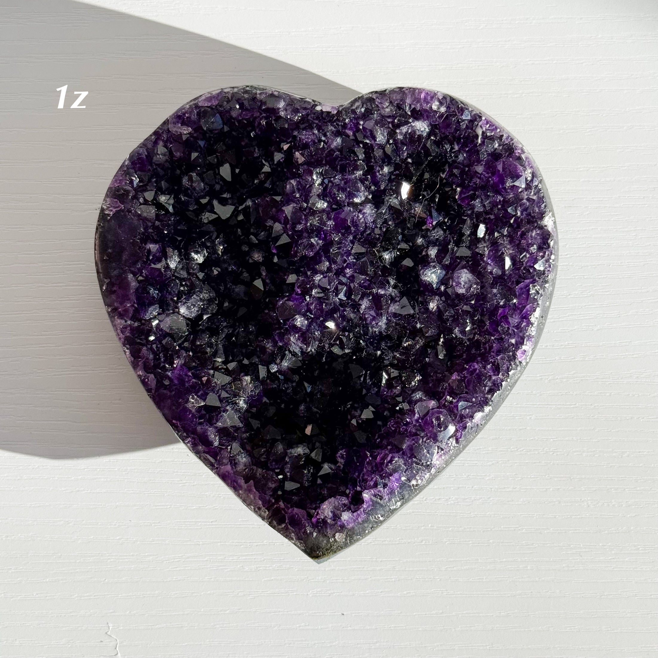 Druzy Amethyst Heart from Brazil