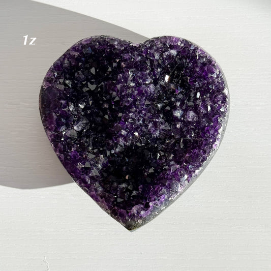Druzy Amethyst Heart from Brazil
