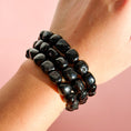 Load image into Gallery viewer, Black Tourmaline Tumbled Bracelet
