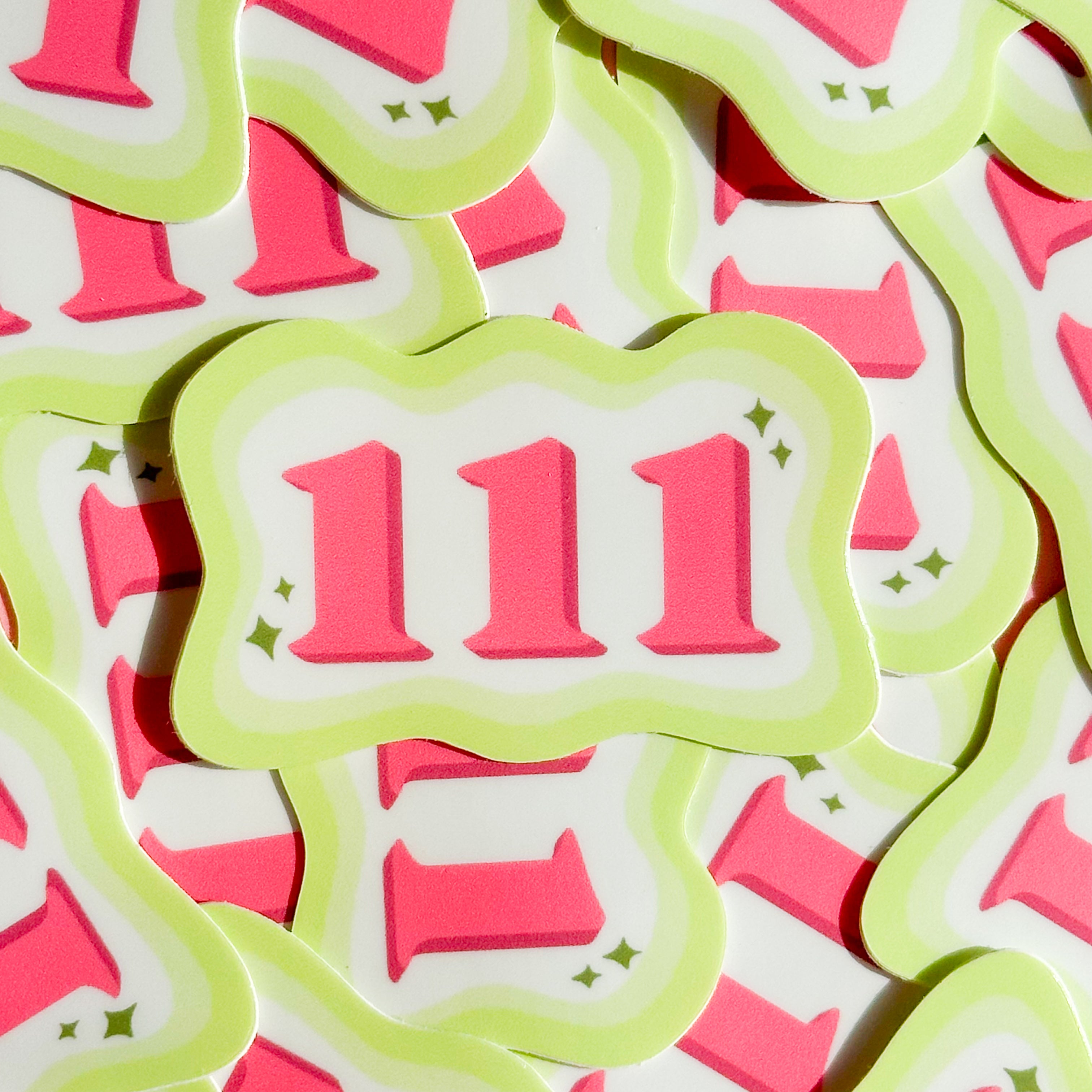 “111” Sticker – Mineral Fox