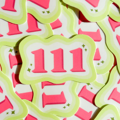 “111” Sticker
