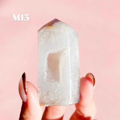 Agate Geode Mini Tower