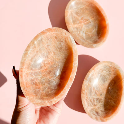 Peach Moonstone Bowl
