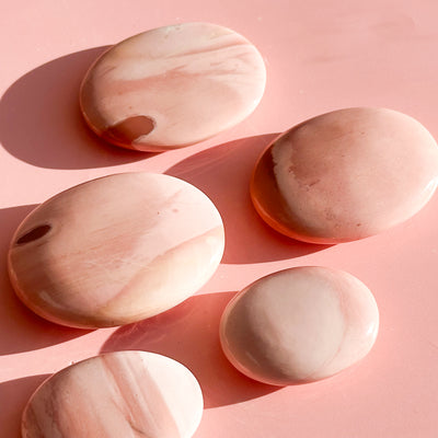 Australian Pink Opal Palmstone