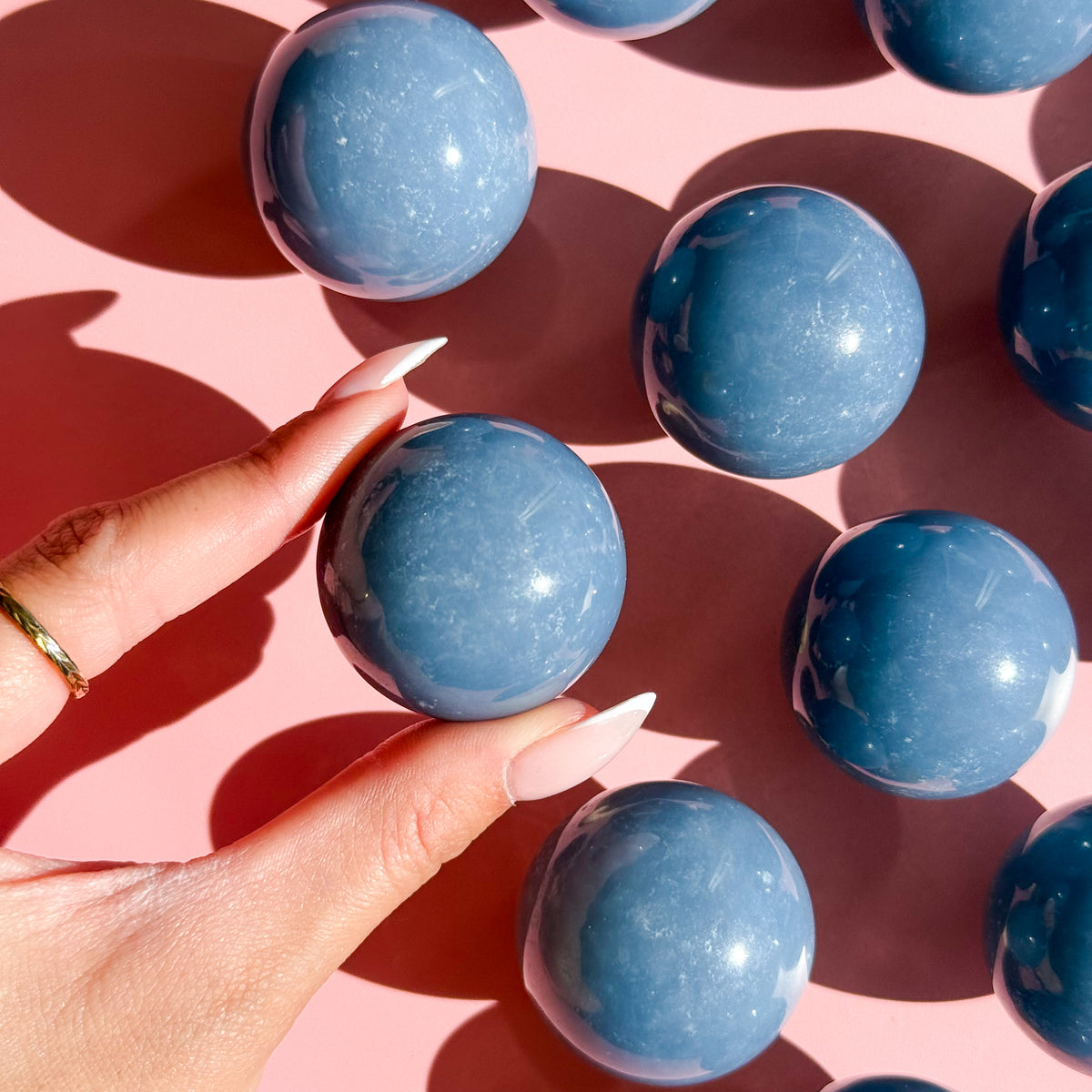 Angelite Sphere