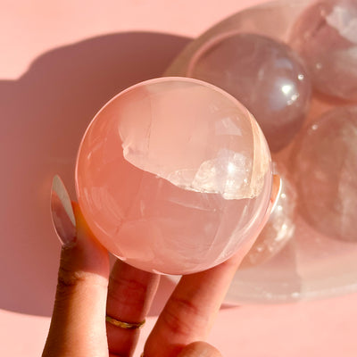 Rose Quartz Sphere