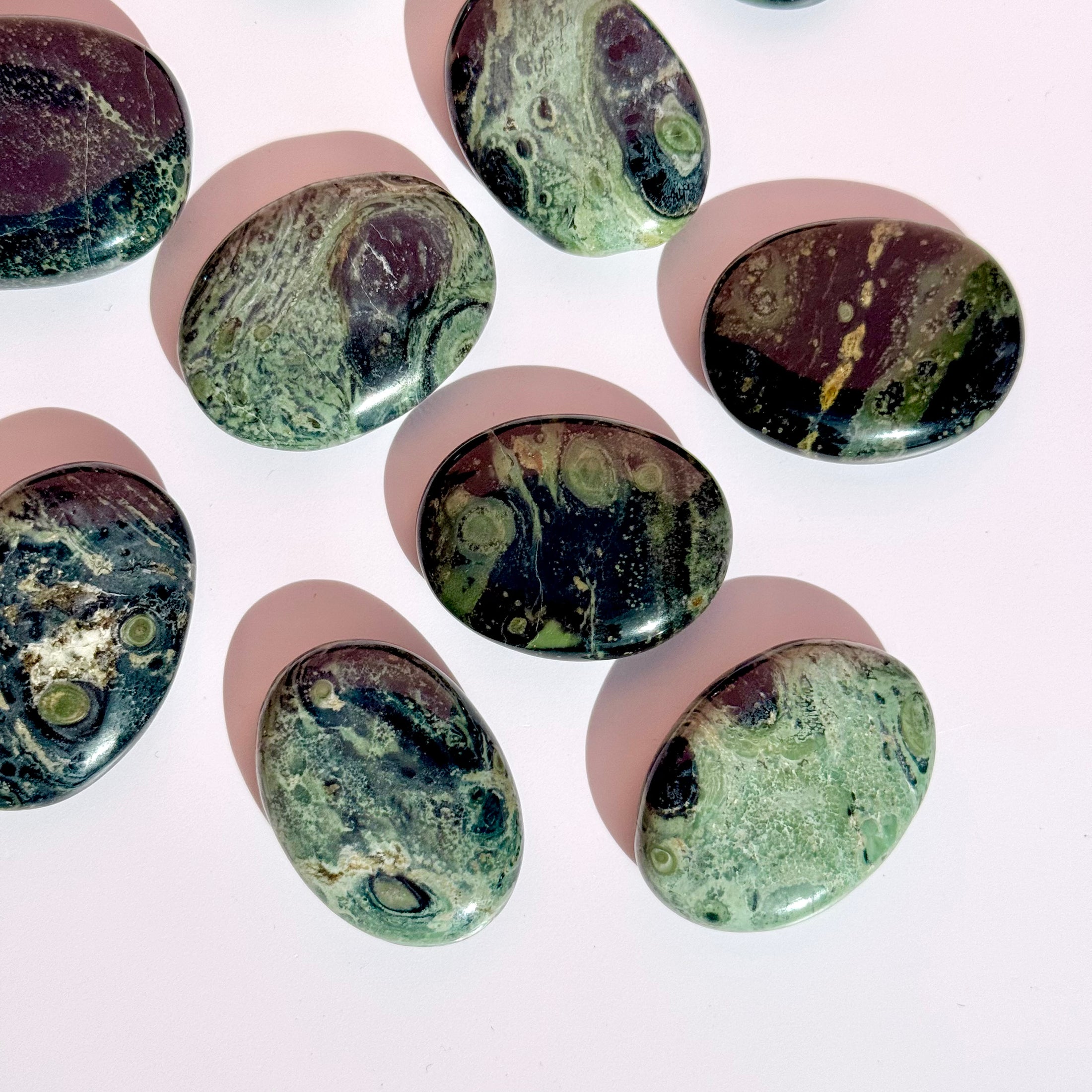 Kambaba Jasper Flat Stone