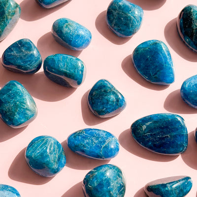 Blue Apatite Tumble