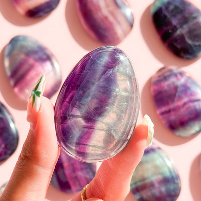 Fluorite Worry Stone