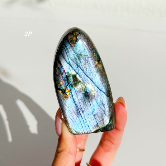 Labradorite Freeform - Purple Flash