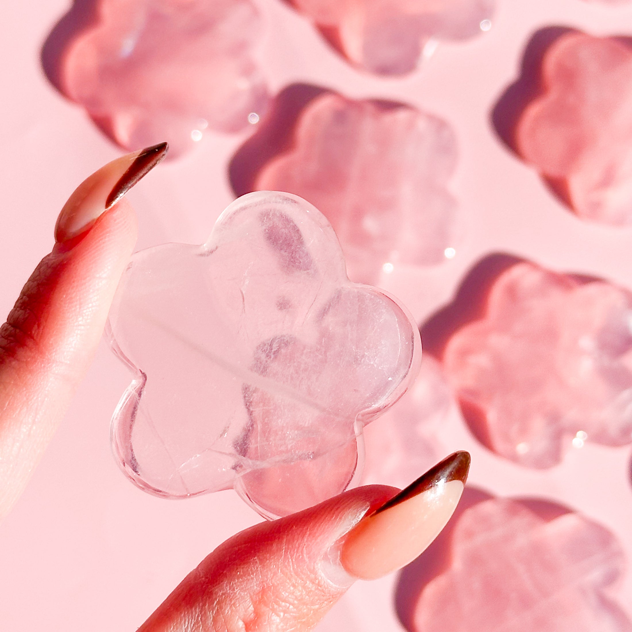 Rose Quartz Petal Stone