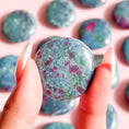 Load image into Gallery viewer, Ruby Kyanite Mini Flat Tumble
