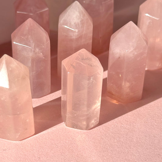 Rose Quartz Mini Tower