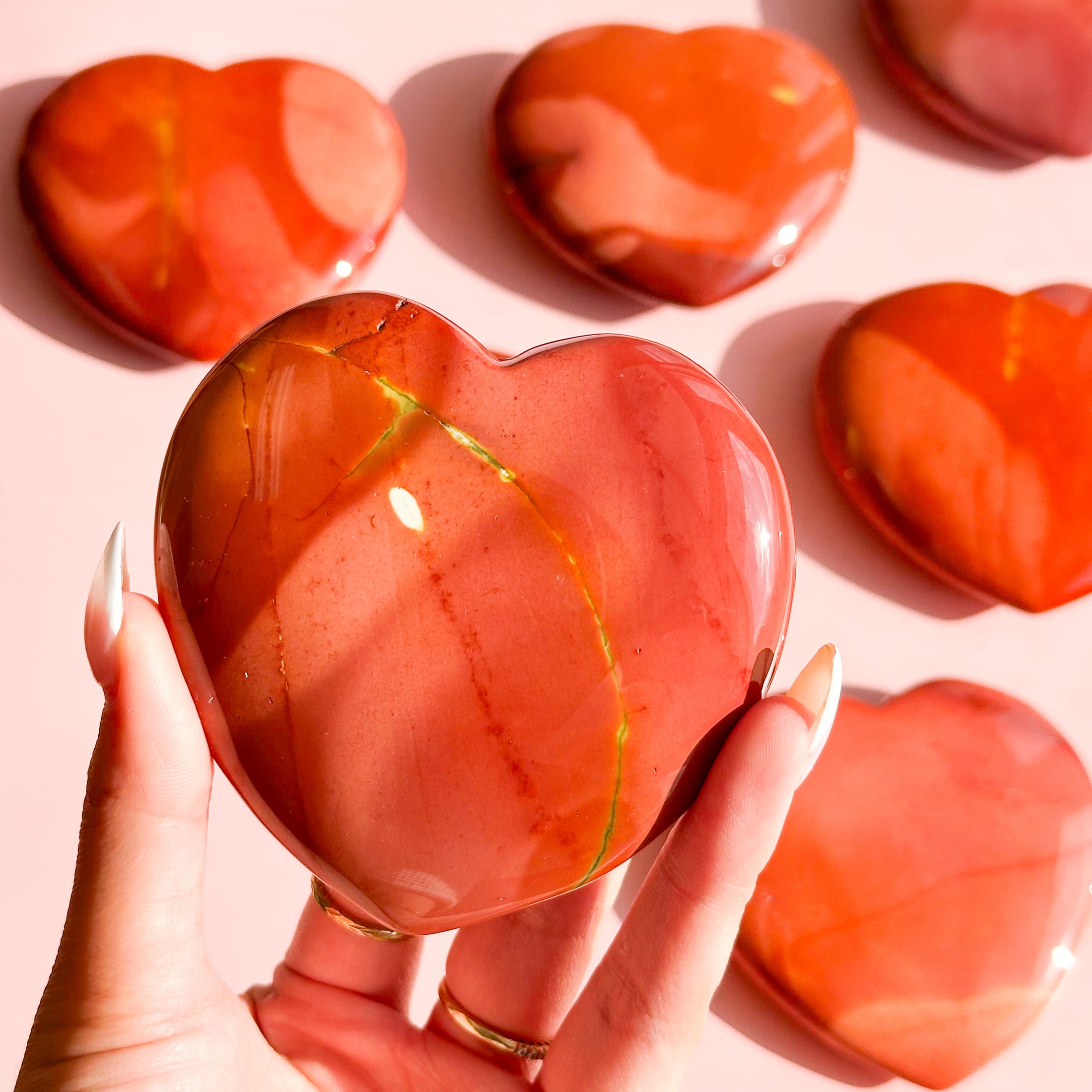 Mookaite Large Heart