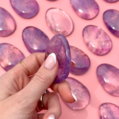 Amethyst Worry Stone
