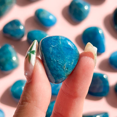 Blue Apatite Tumble