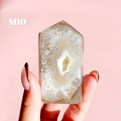 Agate Geode Mini Tower
