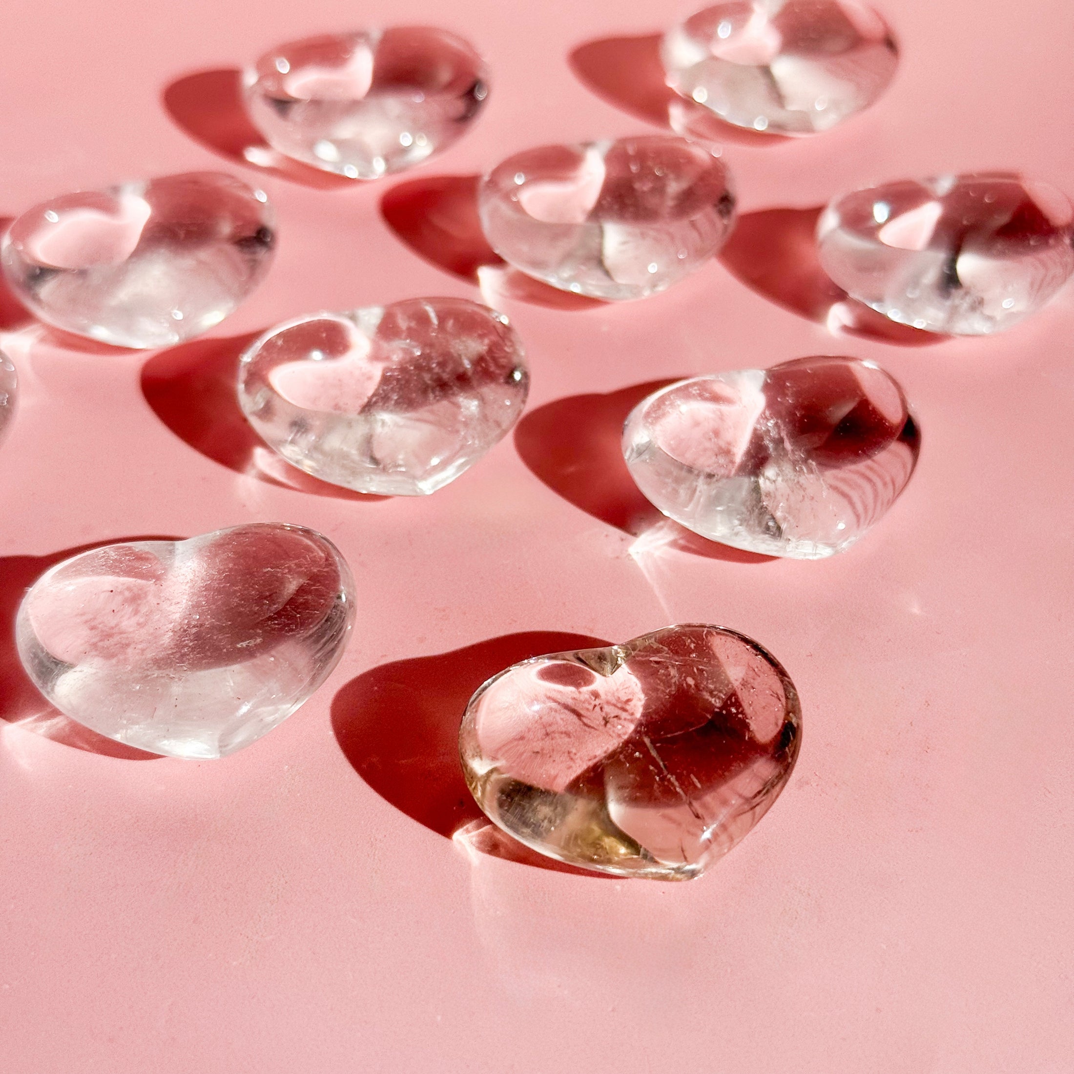 Clear Quartz Small Heart